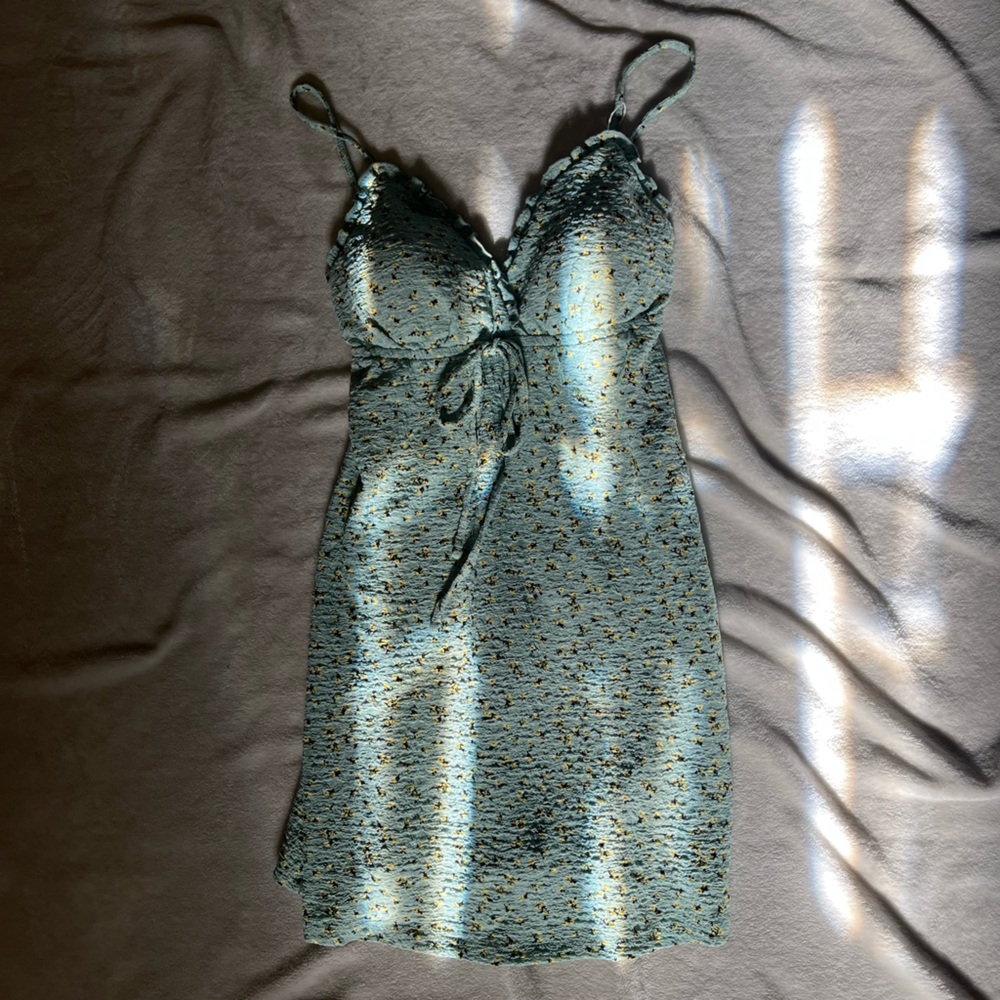 Green Floral Dress